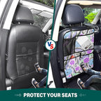 Kick Mats Backseat Protector with Anti Kick Design Offering Safety and Space for Backseat Essentials