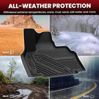 Floor Mats & Cargo Mats for KIA EV9 2026 2025 2024 (Only Fit for 7-Seats), All Weather TPE Custom Fit Kia EV9 2024-2026 Full Set Car Accessories Floor Liners