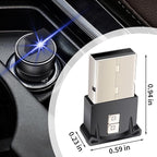 Mini USB LED Car Light, DC 5V Intelligent Interior Car Lights, Car Accessories Atmosphere Lamp for Car, Plug-in Interface, Suitable for Car, Laptop Keyboard, Home Office, Adjustable Brightness