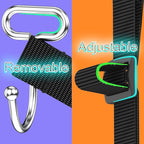 Car Headrest Hooks for Purse and Bags, 4 Pack | Adjustable Back Seat Hanger, Metal Heavy Duty, 100 lbs Capacity, Purse Holder