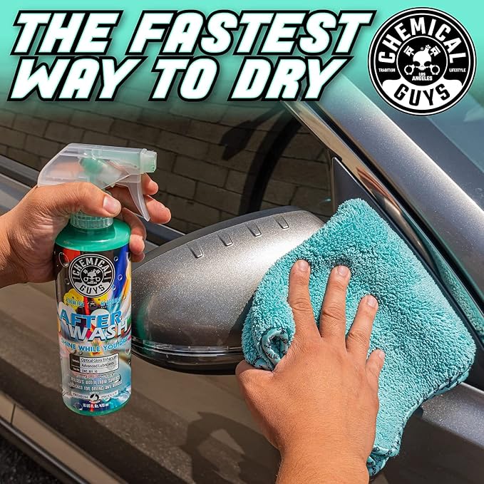 CWS_101_16A Car Wash, Dry & Shine Bundle - Maxi-Suds II Foaming Car Wash Soap, 16 oz, Cherry Scent + After Wash Gloss Boosting Drying Aid (16 oz) (2 Items)