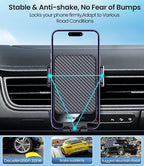 Wireless Car Charger, 15W Fast Charging Auto-Clamping Car Mount Universal Hands-Free Car Charger Mount for Dash Windshield Air Vent Compatible with iPhone 16 15/14/13/12, Samsung S23/S22/S21,etc