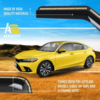 Extra Durable Window Deflectors in-Channel Window Visors Rain Guards Fit for Honda Civic 2022-2026 Hatchback, Sun Visors, Wind Vent for Shades, Exterior Car Accessories - 4pcs. AG0766