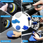 26PCS Car Detailing Kit, Car Detailing Brush Set, Car Cleaning Kit, Auto Detailing Tools for Interior Exterior Wheels, Professional Car Wash Accessories with Windshield Cleaning Tool and Storage Bag