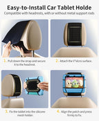 4 Pack Tablet Holder for Car