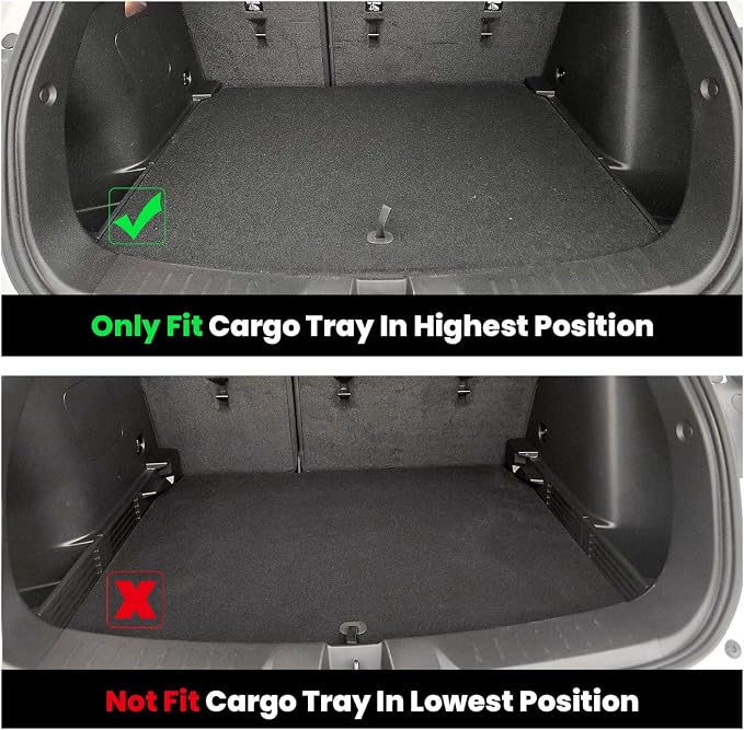 Floor Mats & Cargo Liner for Chevrolet Chevy Trailblazer 2021-2026 (Only Fit AWD & Cargo in Upper Deck Position), All Weather TPE Custom Fit Floor Mats for Car, Car Floor Mats Full Set