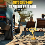 Cordless Tire Inflator Air Compressor Compatible with Dewalt 20V Battery, 160PSI Portable Air Pump with Digital Pressure Gauge, Fast Inflation for Cars, Motorcycles, Bikes (Tool Onlyl)