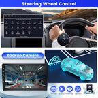 4G 128G for Mitsubishi Lancer 2007-2012 Radio CarPlay 10.1" Incell Touchscreen Car Stereo Android 15 Android Auto Bluetooth 5.0 GPS WiFi 15UI Backup Camera