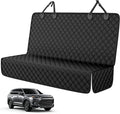 Dog Car Seat Cover for SUV, Waterproof Back Seat Cover for Toyota Tacoma/Jeep Grand Cherokee/Ford Explorer/Ranger/Chevrolet Colorado, Scratch-Proof Nonslip Durable Rear Seat Cover for Dogs