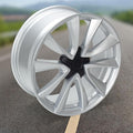New 19x8.5" 19 Inch Premium Aluminum Alloy Wheel Rim Compatible with Model 3 2017-2023 | OEM Design, Alloy Replacement Wheel, Super Duty Car Rims Replacement - OE Stock Specs, Shiny Silver