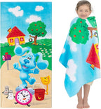 Kids Super Soft Cotton Bath/Pool/Beach Towel, 58 In x 28 in, Blues Clues