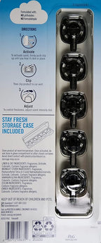 Mixed Scents Air Freshener, 5 Car Vent Clips, 5 Count (Pack of 1)