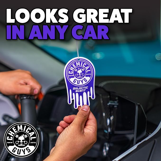 Hanging Air Freshener, Galactic Scent 12 Pack, Great for Cars, Trucks, SUVs, RVs, Home, Garage, Workspace, Dorm Room & More (4 x 3 Packs) - AIR42304