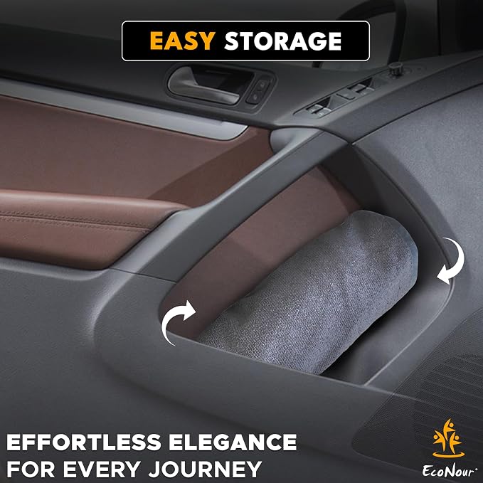 Car Seat Cover Sweat Towel – Waterproof Universal Seat Protector for Gym, Workout, Swimming, Camping & Dog Travel – Washable Car Seat Cover for Cars, Trucks, SUVs & Vans – Grey 29" x 55.5"