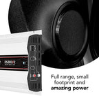 DS 800x2 Module 2 Ohms 800W RMS 2 Channel Car Sound Amplifier
