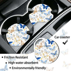 Butterfly License Plate Frames，Butterfly Car Accessories for Women and Men ，Cute License Plate，Aluminum License Plate Frame Fits Standard US Vehicles Size 12.2 x 6 Inch (White-Butterfly)