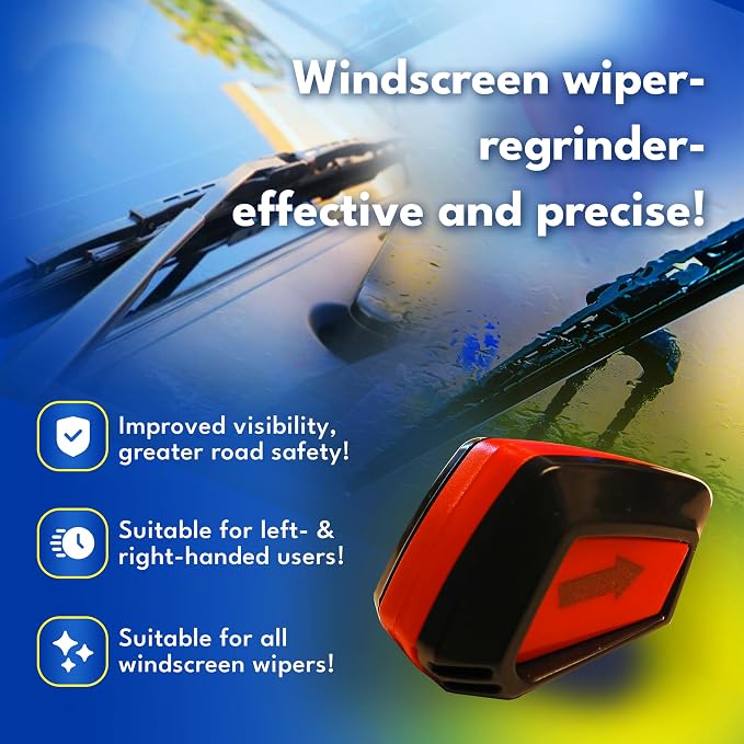 Wiper Blade Cutter and Trimmer Tool – Windshield Wiper Repair Tool for Streaky Blades – Universal Wiper Restorer for Cars, Trucks and SUVs