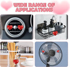 4PCS Heart-Shaped Car Vent Clips with Rhinestone,Bling Air Vent Clips Car Decorations,Premium Shiny Car Clips for Vents Accessories Interior (Red)