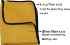Professional Grade Microfiber Towels for Car, 16" x 24", 6 Pack, 440 GSM