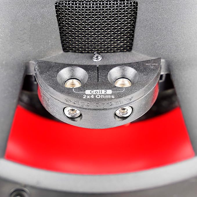 10" Quad Stack Composite Cone Subwoofer (TXX-BDC-IV-10), Superior Performance, 1800W, 4 Magnets, BASV Voice Coil, Aluminum Basket, Multi-Connect, Non-Press Paper Cone, 2 x 4 Ohms