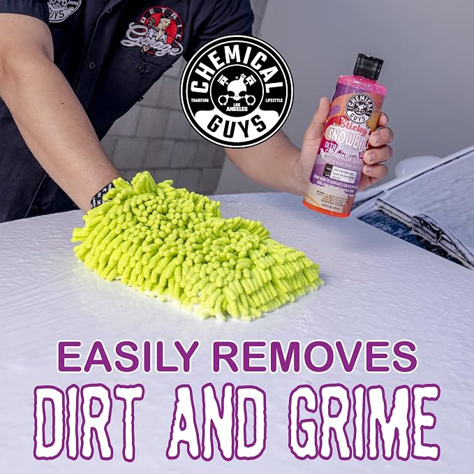 CWS215 Sticky Snowball Ultra Snow Foam Car Wash Soap (Works with Foam Cannons, Foam Guns or Bucket Washes) for Cars, Trucks, Motorcycles, RVs & More 128 fl oz (1 Gallon) Cherry Scent