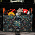 Dragonfly Car Trunk Organizer,20L Collapsible Auto Storage Basket with Handles, Waterproof Reusable Shopping Grocery Bags for SUV, Truck, Dragonfly Cars Boot Organizer Gifts for Women Men Drivers