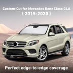 Windshield Sunshade Compatible for Mercedes Benz GLA Class 2015-2018 2019 2020, Sun Visor for Front Windshield & Window Sun Shade Cover, UV Heat Blocker & Protector, Car Accessories