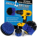 Boat Accessories – Kayak Cleaning Kit – Boat Cleaning Brush Kit – Marine Scrub Brush Attachment for Drill – Rotary Brushes for Boats – Motorized Hull Power Scrubber Set - Hull Cleaner Set