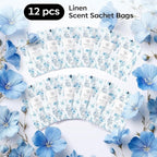 20 Pack Scented Sachets Air Freshener for Home：Fresh Linen Hanging Fragrance Potpourri Bag – Home Decor Odor Freshener for Closet, Drawer, Storage, Suitcase, Bathroom – Housewarming Gift