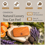 Car Air Freshener - Wood Air Freshener for Visor Clip - Long Lasting Car Odor Eliminator - Vehicle Scent Diffuser - (Tangerine - Lavender - Juniper Noir - Silver Spring, CLIP INCLUDED)
