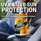 Car Interior Original Protectant Wipes, 90 Count, UV Protectant | Car cleaner wipes for vinyl, rubber, plastic, trim, and dashboards with a non-greasy, streak-free medium shine