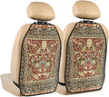 William Morris Vintage Floral Car Seat Back Kick Protectors Kick Mats With Storage Pockets For Vehicles To Protect From Dirt Mud Scratches 2 Pack