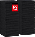 Black Microfiber Cleaning Cloths, 100 Pack Microfiber Towels for Cars, Lint Free & Scratch-Free Bulk Cleaning Rags for House, Kitchen, Car and Shop, Absorbent Cleaning Towels 11.5 x 11.5 inch