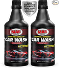 MA5X Car Wash Soap | Concentrated, pH Balanced | High Performance Foaming Car Wash Soap | 32oz Bottle | Pack of 2