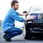 40 Pcs Blue Microfiber Towels: 16"x16" Microfiber Drying Towels Bulk Micro Fiber Car Cleaning Cloth for Cars Drying Washing Polishing Cleaning Household Supplies