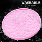 2 Pack Silicone Car Cup Holder Coaster – 2.75 Inch Non-Slip Drink Mat, Universal Fit for Most Vehicles – Cute & Functional Auto Accessories (Pink)