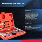 50003L Universal Heavy Duty Tire Repair Kit | 57 Piece Value Pack | Fix Punctures and Plug Flats | Ideal for Cars, Trucks, Motorcycle, ATV, Jeeps, Off Road Vehicles, RV, Tractors …