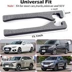 Bling Car Seat Gap Filler, 2 Pack Universal Fit for Car SUV Truck Handmade Crystal Rhinestone Diamond Car Gap Filler Bling Car Accessories for Women(Silver)