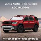 Windshield Sunshade Compatible for Honda Passport 2019-2024 2025 2026, Sun Visor for Front Windshield & Window Sun Shade Cover, UV Heat Blocker & Protector, Car Accessories