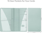 Car Registration and Insurance Card Holder, Vehicle Glove Box Card Organizer Wallet Automobile Accessories for License