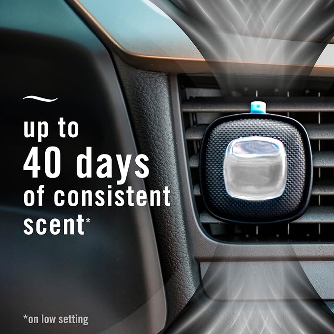 AUTO Air Freshener, Odor-Fighting Automotive Vent Clip, Noir Scent, 8 Count