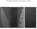 Car Registration and Insurance Card Holder, Vehicle Glove Box Card Organizer Wallet Automobile Accessories for License