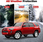 4Runner Rain Guards - Window Visors for Toyota 4Runner 2010-2024, Outside-Mount Tape-On Side Window Wind Deflectors for 4Runner Accessories, Vent Visors Shades Rainproof 4PCS