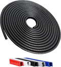 16.5FT(5M) Universal Car Door Edge Protector Guards, No-Glue Required Rubber Seal U Shape Automotive Door Entry Guard, Suitable for Most Cars, SUVs and Trucks (Black)