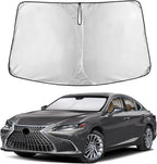 Windshield Sunshade Compatible for Lexus ES 2019-2023 2024 2025, ES250 ES300h ES350 Sun Visor for Front Windshield & Window Sun Shade Cover, UV Heat Blocker & Protector, Car Accessories