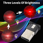 Mini USB LED Car Light, DC 5V Intelligent Interior Car Lights, Car Accessories Atmosphere Lamp for Car, Plug-in Interface, Suitable for Car, Laptop Keyboard, Home Office, Adjustable Brightness