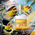 Keyboard Cleaning Gel (Lemon) Universal Cleaning Putty Dust Cleaning Car Interior Cleaner Car Dust Remover Car Slime Gifts for Men Women Girl（1 Pack）