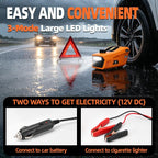 Electric Car Jack 5 Ton 12V Hydraulic Jack Kit with Impact Wrench & Tire Inflator Pump, Wireless Remote & Touch Screen, 3-Mode LED for SUV MPV Sedan Truck – Garage, Roadside, Tire Change