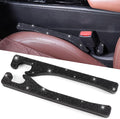 Black Seat Gap Filler Set of 2, Handmade Glitter Crystal Diamond Black Rhinestone Car Gap Filler，Black Car Accessories for Women(Black)