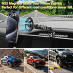 Phone Mount for 2022-2026 Chevrolet Silverado 1500/ GMC Sierra 1500 2500 3500 HD, Dash Platform Magnetic Phone Mount with 13.4" Touchscreen, 360° Adjustable Magsafe Phone Holder